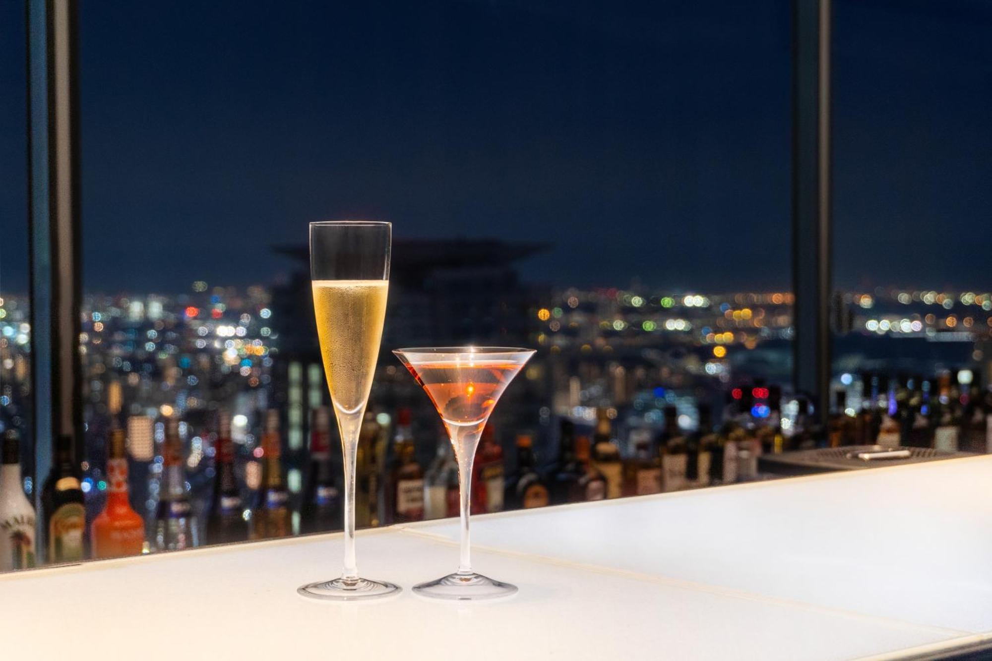 Ana Crowne Plaza Kobe By Ihg Hotel Luaran gambar Sky bar
